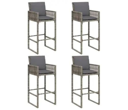 5-Osaline Aiatangide Komplekt Patjadega Hall Polürotangist