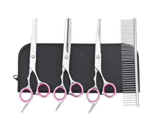 4-Osaline Roostevabast Terasest Koerte Hooldamise Kääride