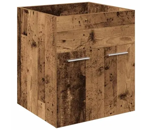 Izlietnes Skapis Ar Iebūvētu Izlietni Un Jaucējkrānu Veci Dēļi Vidaxl Izlietnes Skapis Ar Iebūvētu Izlietni Un Jaucējkrānu Veci Dēļi Vidaxl