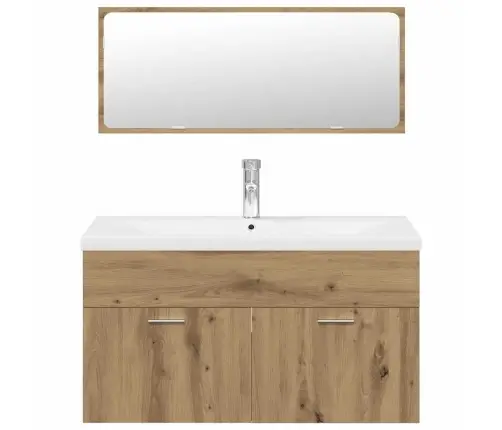 3-Daļīgs Vannasistabas Mēbeļu Komplekts, Koka Krāsa Vidaxl