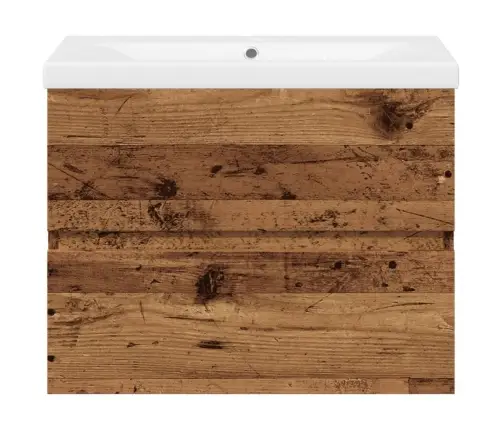 Skapītis Ar Iebūvētu Izlietni, Veca Koka Vidaxl