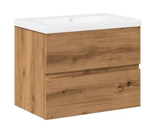 Kriauklės Spintelė Su Įmontuotu Kriaukle Artisan Ąžuolas