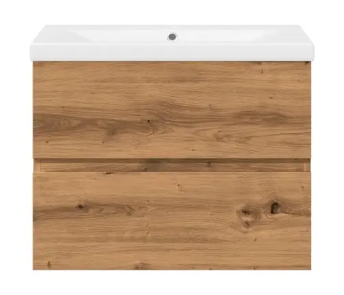 Kriauklės Spintelė Su Įmontuotu Kriaukle Artisan Ąžuolas