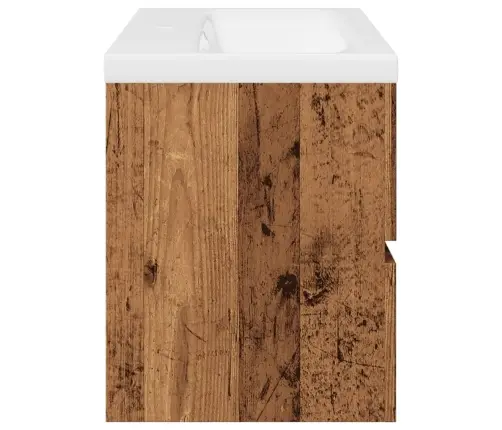 Skapītis Ar Iebūvētu Izlietni, Veca Koka Vidaxl