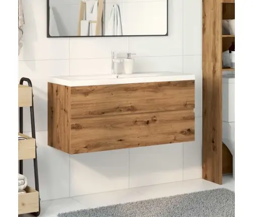 Skapītis Ar Iebūvētu Izlietni, Koka Krāsa Vidaxl