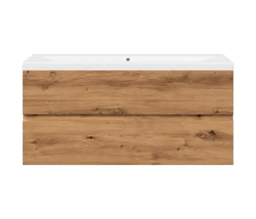 Skapītis Ar Iebūvētu Izlietni, Koka Krāsa Vidaxl