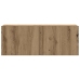 8 Dalių Sieninis Televizoriaus Spintelės Komplektas Artisan Oak