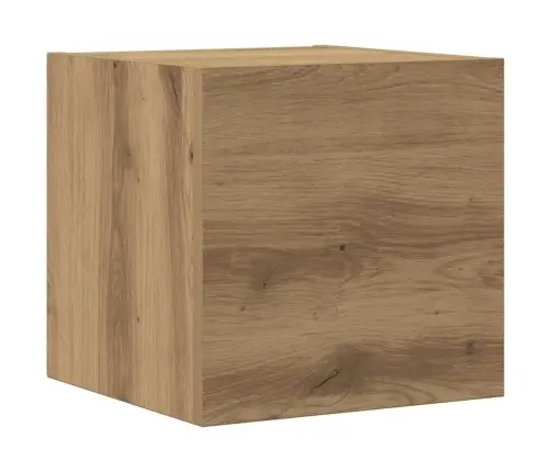 3 Dalių Sieninis Televizoriaus Spintelės Komplektas Artisan Oak