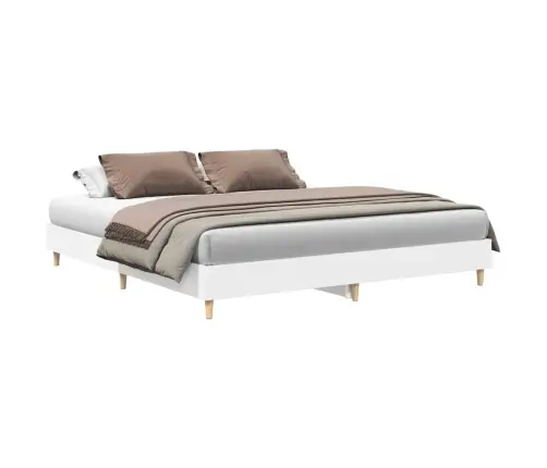 Voodiraam Ilma Madratsita, Valge 180X200 cm Tehispuit