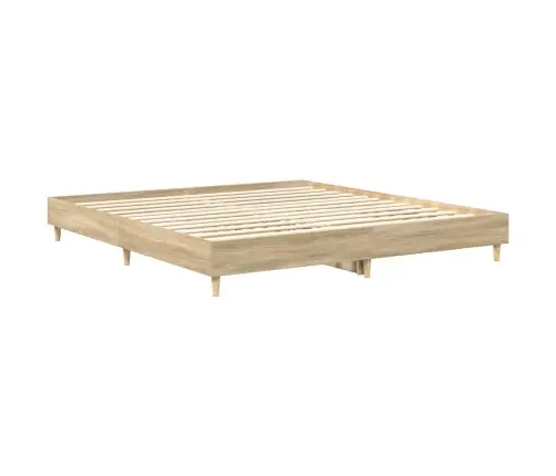Lovos Rėmas Be Čiužinio, Sonoma, 180X200cm Apdirbta Mediena