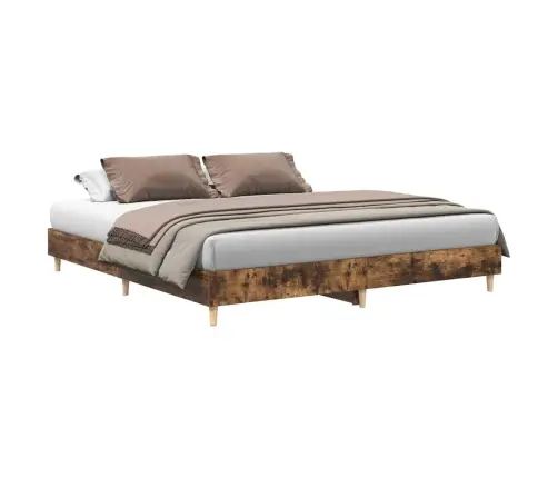 Lovos Rėmas Be Čiužinio, Dūminis, 180X200 cm Apdirbta Mediena