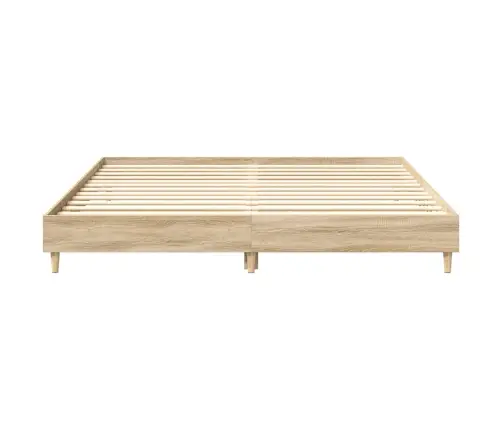 Lovos Rėmas Be Čiužinio, Sonoma, 160X200cm Apdirbta Mediena