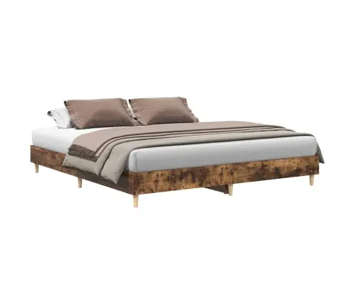 Gulta Bez Matrača, Ozolkoka, 160X200 Cm, Inženierijas Koks Vidaxl