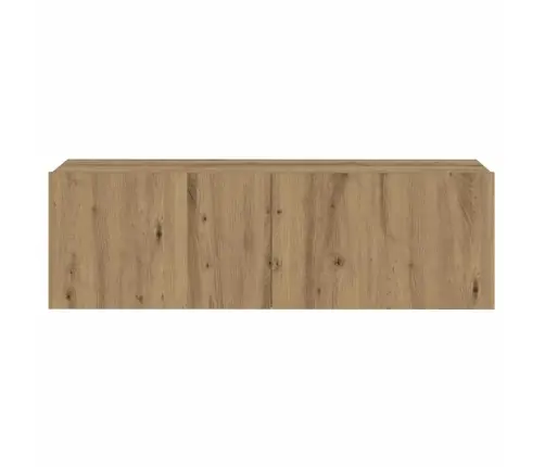 8 Gabalu Sienas Televizora Skapja Komplekts Artisan Oak Vidaxl 8 Gabalu Sienas Televizora Skapja Komplekts Artisan Oak Vidaxl