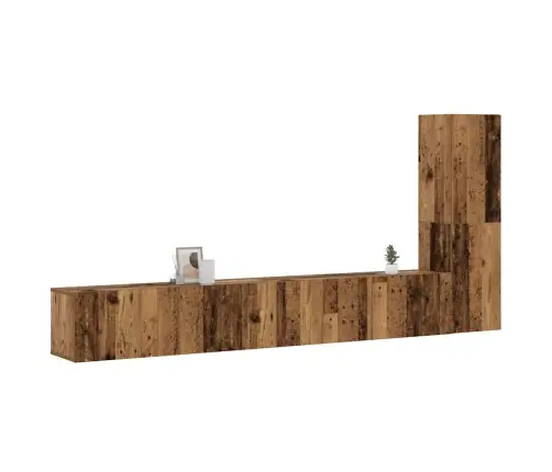 Sieninis Televizoriaus Spintelės Komplektas, 3 Dalių Sieninis Televizoriaus Spintelės Komplektas, 3 Dalių