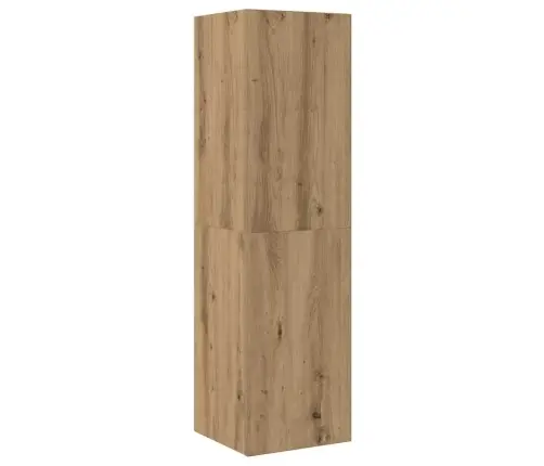 3 Dalių Sieninis Televizoriaus Spintelės Komplektas Artisan Oak 3 Dalių Sieninis Televizoriaus Spintelės Komplektas Artisan Oak