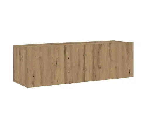 3 Dalių Sieninis Televizoriaus Spintelės Komplektas Artisan Oak 3 Dalių Sieninis Televizoriaus Spintelės Komplektas Artisan Oak