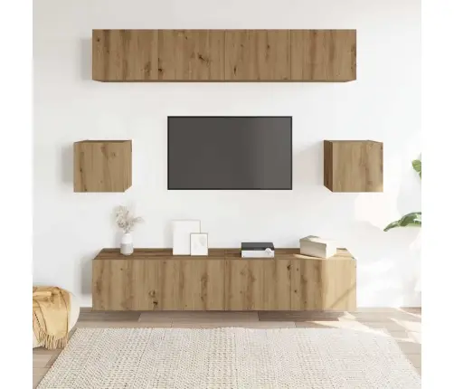 6-Osaline Telerikapi Komplekt Seinale Kinnitatav