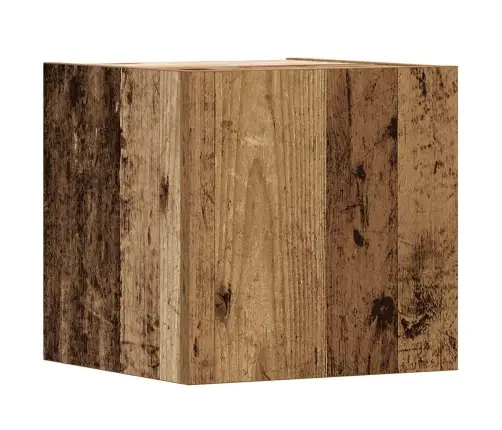 6-Osaline Telerikapi Komplekt Seinale Kinnitatav Vana Puidust