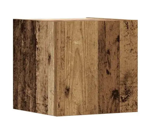 5-Daļīgs Tv Skapja Komplekts, Sienai Stiprināms, Veca Koka Vidaxl 5-Daļīgs Tv Skapja Komplekts, Sienai Stiprināms, Veca Koka Vidaxl