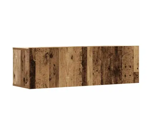 2-Osaline Telerikapi Komplekt Seinale Kinnitatav Vana Puidust