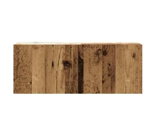 2-Osaline Telerikapi Komplekt Seinale Kinnitatav Vana Puidust