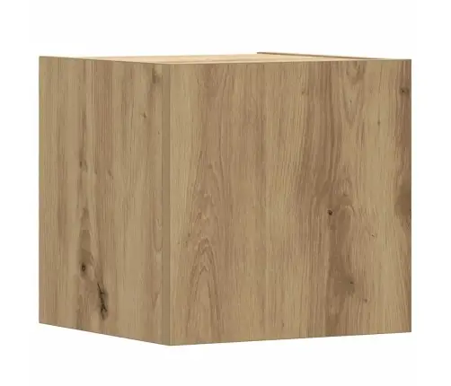 8Daļu Tv Skapja Komplekts Pie Sienas Stiprināms Amatnieka Ozola Vidaxl