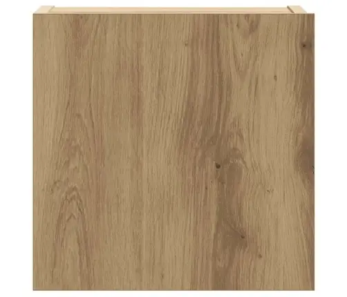 8 Dalių Sieninis Televizoriaus Spintelės Komplektas Artisan Oak