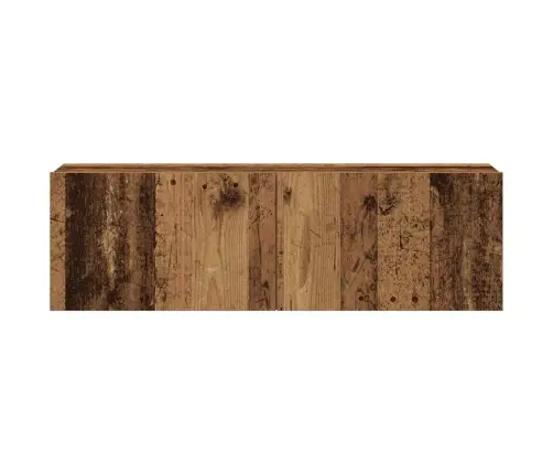 7-Osaline Telerikapi Komplekt Seinale Kinnitatav Vana Puidust