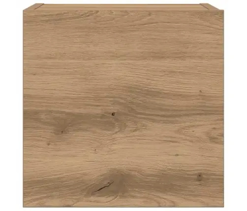 7Daļu Tv Skapja Komplekts Pie Sienas Stiprināms Amatnieka Ozola Vidaxl