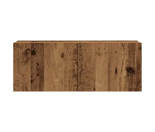 7-Osaline Telerikapi Komplekt Seinale Kinnitatav Vana Puidust