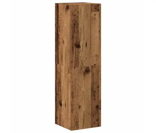 6-Daļīgs Tv Skapja Komplekts, Sienai Stiprināms, Veca Koka Vidaxl