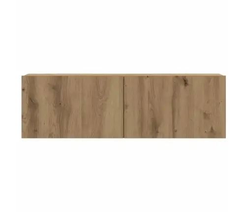 5Daļu Tv Skapja Komplekts Pie Sienas Stiprināms Amatnieka Ozola Vidaxl