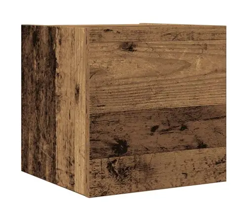 4-Daļīgs Tv Skapja Komplekts, Sienai Stiprināms, Veca Koka Vidaxl 4-Daļīgs Tv Skapja Komplekts, Sienai Stiprināms, Veca Koka Vidaxl