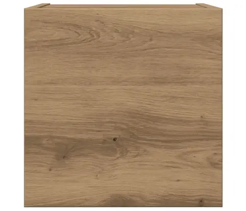 4Daļu Tv Skapja Komplekts Pie Sienas Stiprināms Amatnieka Ozola Vidaxl