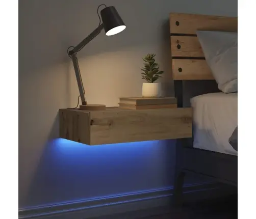 Naktsskapītis, Koka Krāsa, 60X35 Cm, Inženierijas Koks Vidaxl