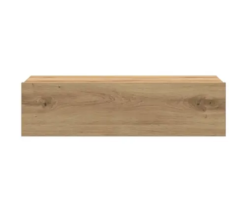 Naktsskapītis, Koka Krāsa, 60X35 Cm, Inženierijas Koks Vidaxl