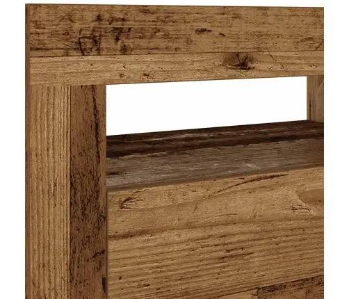 Öökapid 2 Tk Led-Idega Old Wood 60X35X40 Cm