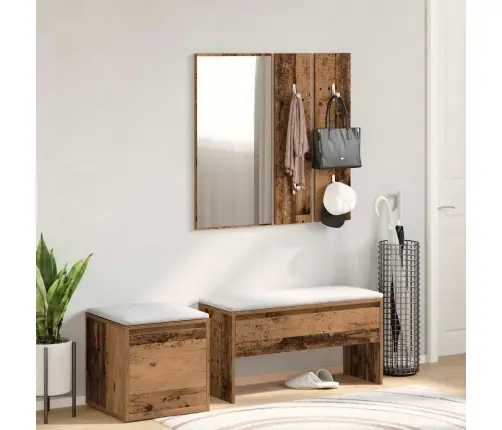 Prieškambario Baldų Komplektas Old Wood Engineered Wood