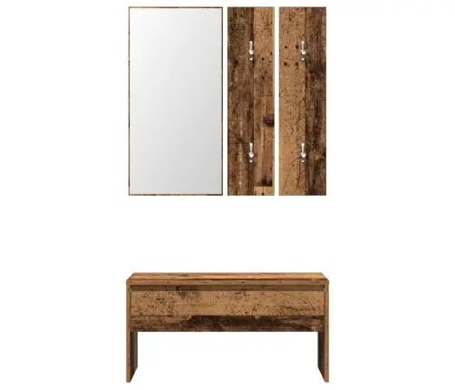 Prieškambario Baldų Komplektas Old Wood Engineered Wood