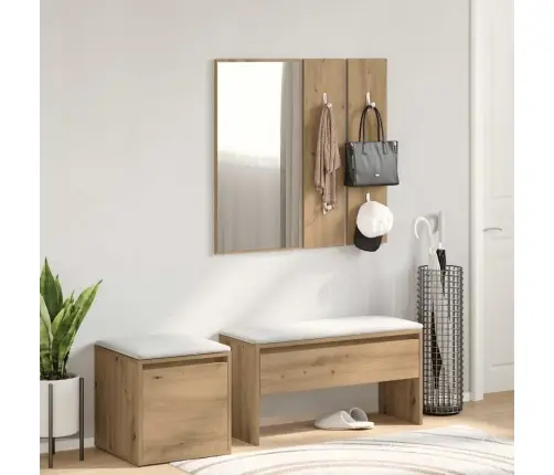 Priekšnama Mēbeļu Komplekts Artisan Oak Engineered Wood Vidaxl