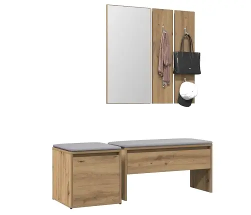 Priekšnama Mēbeļu Komplekts Artisan Oak Engineered Wood Vidaxl