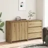 2-Osaline Puhvetkapp Käsitööline Tamme Ehituspuit