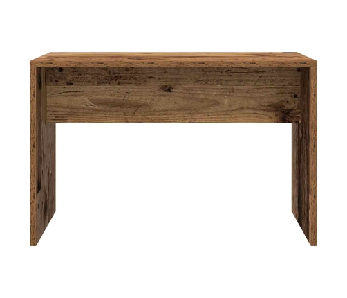 Tualetes Galda Komplekts Ar Led Old Wood Engineered Wood Vidaxl