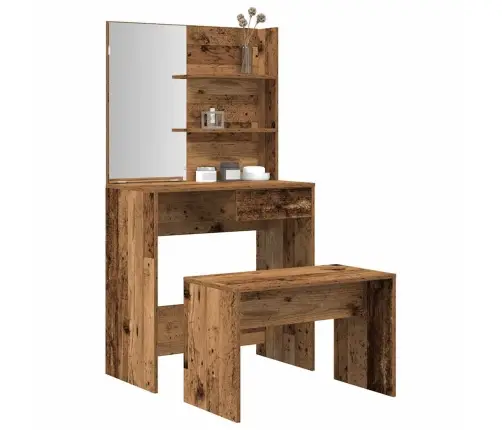 Tualetinio Staliuko Komplektas Old Wood Engineered Wood