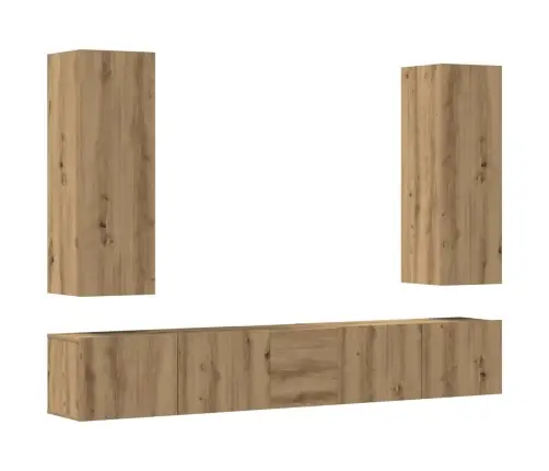 5-Osaline Telerikapi Komplekt Seinale Kinnitatav Käsitööline