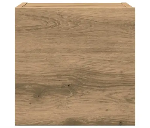 5Daļu Tv Skapja Komplekts Pie Sienas Stiprināms Amatnieka Ozola Vidaxl