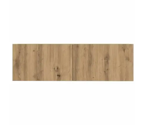 5Daļu Tv Skapja Komplekts Pie Sienas Stiprināms Amatnieka Ozola Vidaxl