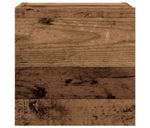 7-Daļīgs Tv Skapja Komplekts, Sienai Stiprināms, Veca Koka Vidaxl