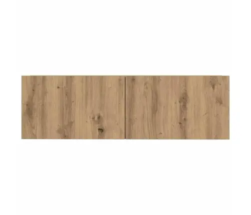 7Daļu Tv Skapja Komplekts Pie Sienas Stiprināms Amatnieka Ozola Vidaxl